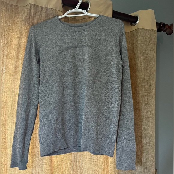 Lulu swiftly tech long sleeve grey - Picture 1 of 2
